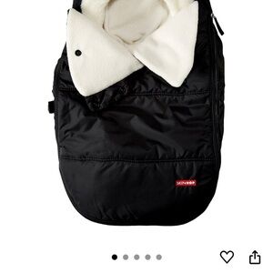 Skip Hop Black Quilted Car Seat Cover